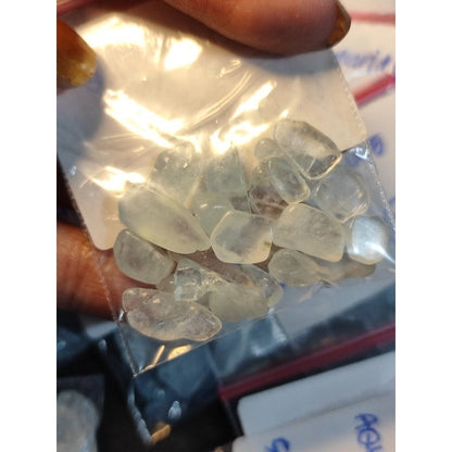 CHEFFY Aquamarine Chips Crystal Gemstones