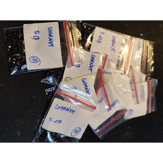 CHEFFY Garnet Chips Gemstones Crystals