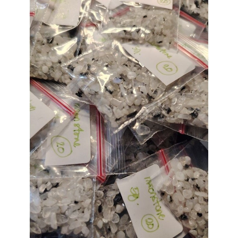CHEFFY Moonstone Chips Crystals Gemstones SOLD PER PACK