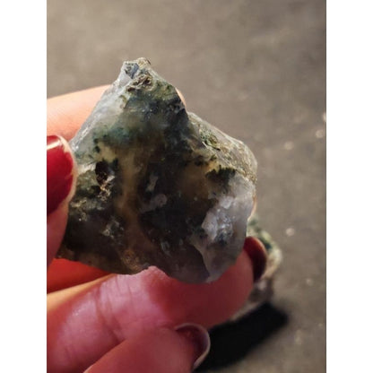 CHEFFY Moss Agate Raw Crystals Gemstones