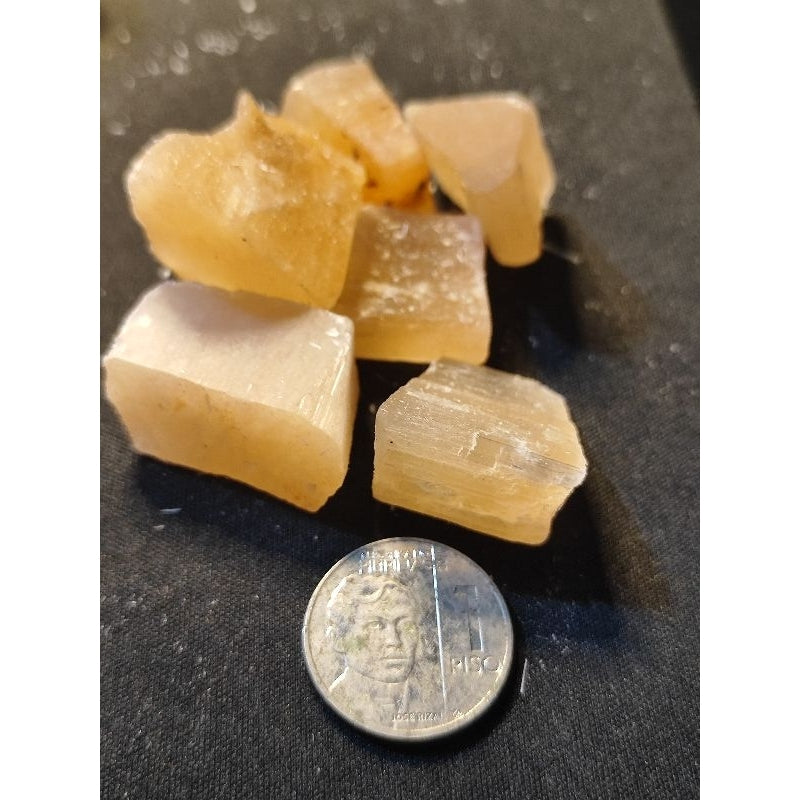 CHEFFY Peach Selenite Crystal Gemstone