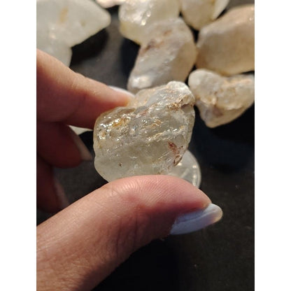 CHEFFY Topaz Raw Crystals Gemstones BIGGER