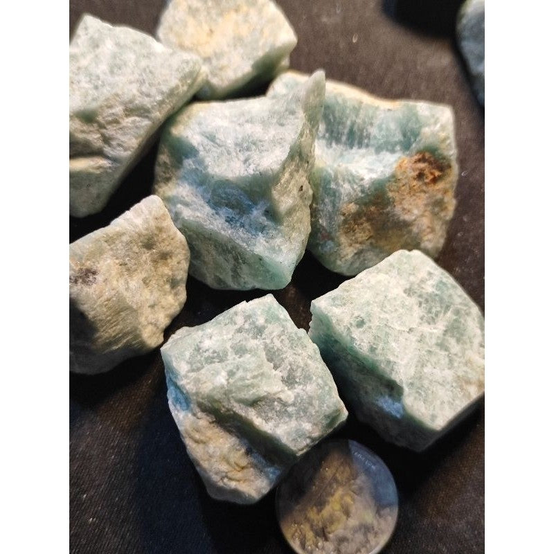 CHEFFY Raw Amazonite Crystal Gemstone
