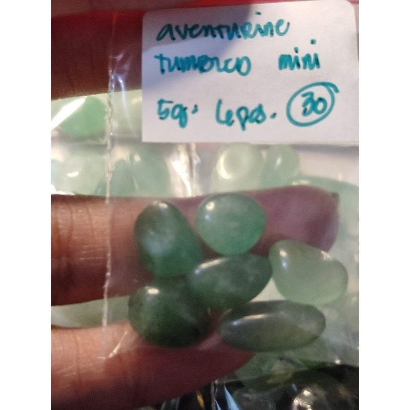 CHEFFY Aventurine mini tumbled crystals gemstones SOLD PER PACK