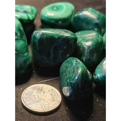 CHEFFY Malachite Crystal Gemstone Tumbled