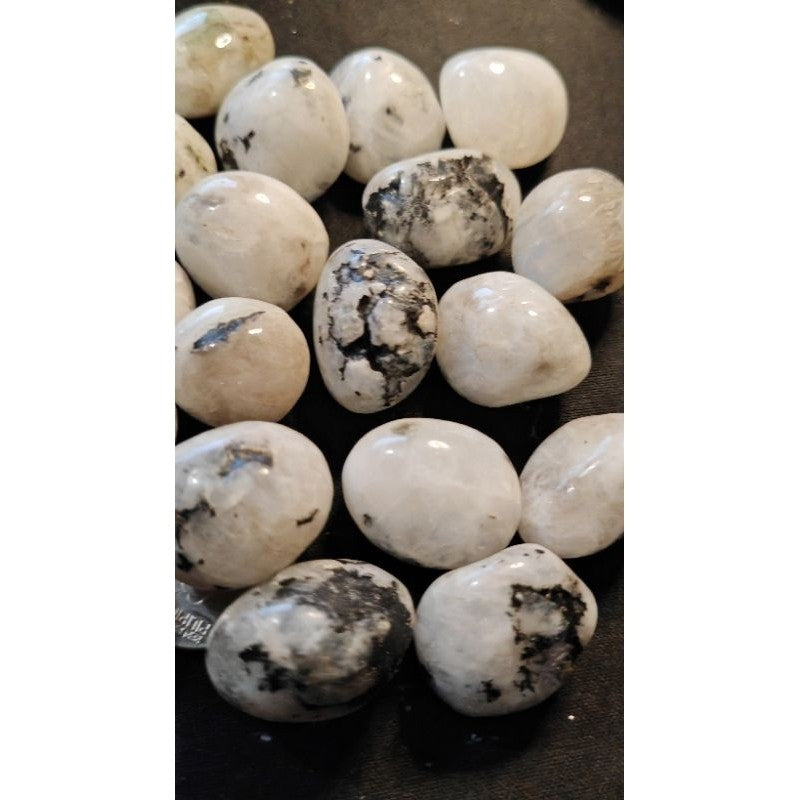 CHEFFY Moonstone Tumbled Medium Gemstones Crystals