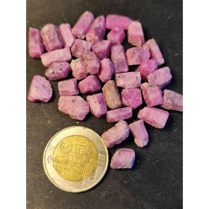 CHEFFY Ruby Corundum Crystal Gemstone