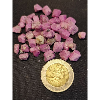 CHEFFY Ruby Corundum Crystal Gemstone