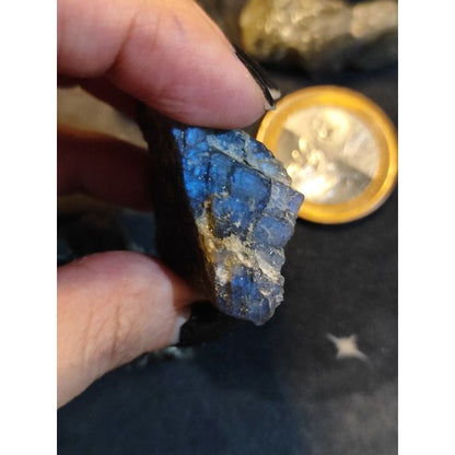 CHEFFY Labradorite Crystal Raw uncut