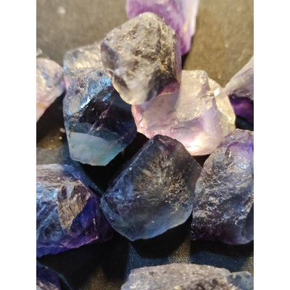 CHEFFY Rainbow Fluorite Gemstone Crystal