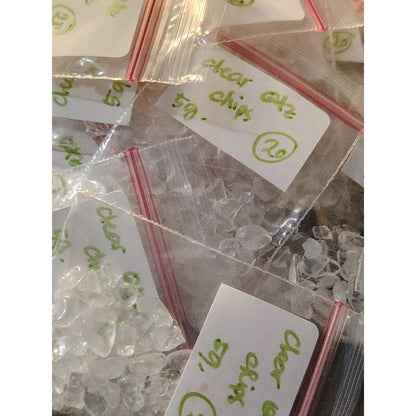 CHEFFY Clear Quartz Chips Gemstone Crystal