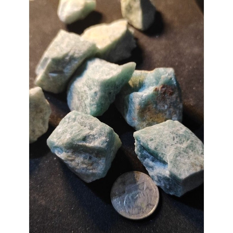CHEFFY Raw Amazonite Crystal Gemstone