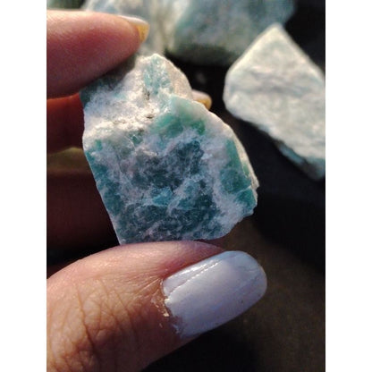 CHEFFY Raw Amazonite Crystal Gemstone