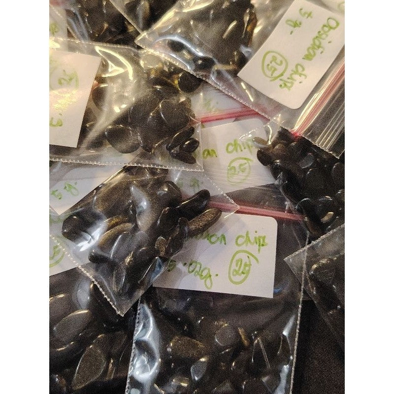CHEFFY Obsidian Chips Gemstones Crystals
