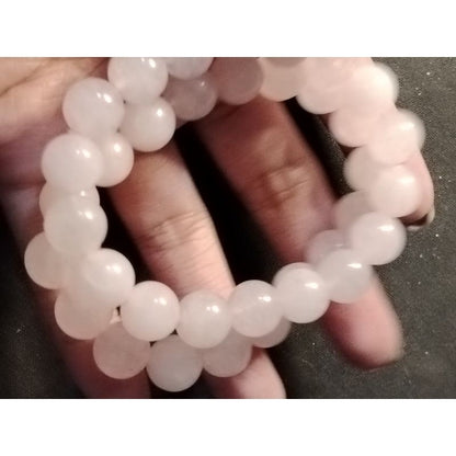 CHEFFY Rose Quartz Bracelet Gemstone Crystals