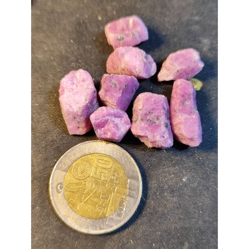 CHEFFY Ruby Corundum Crystal Gemstone