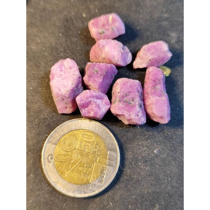 CHEFFY Ruby Corundum Crystal Gemstone