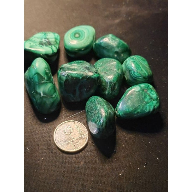 CHEFFY Malachite Crystal Gemstone Tumbled