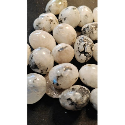 CHEFFY Moonstone Tumbled Medium Gemstones Crystals
