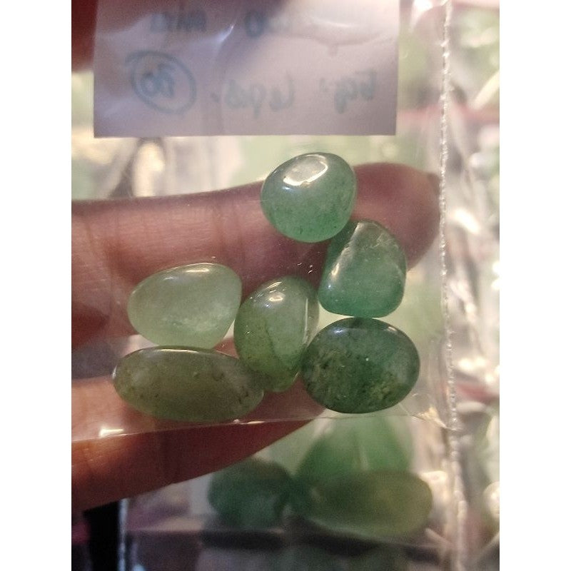 CHEFFY Aventurine mini tumbled crystals gemstones SOLD PER PACK