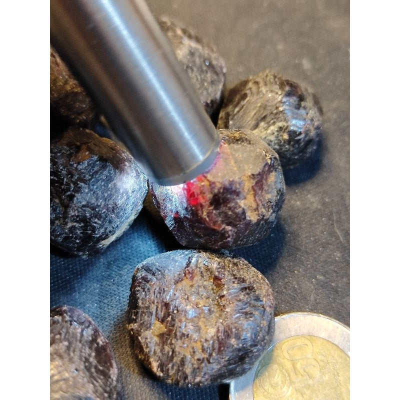 CHEFFY Garnet Crystals Gemstones Raw