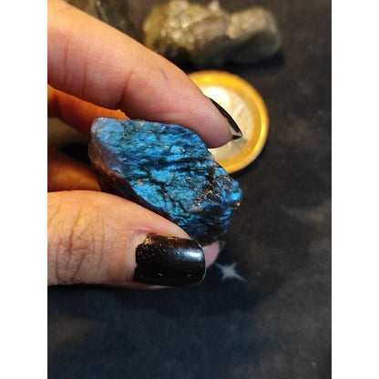 CHEFFY Labradorite Crystal Raw uncut