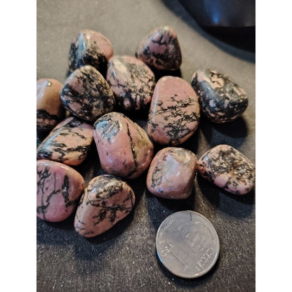 CHEFFY Rhodonite Tumbled Gemstone Crystal