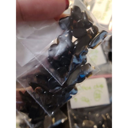 CHEFFY Obsidian Chips Gemstones Crystals