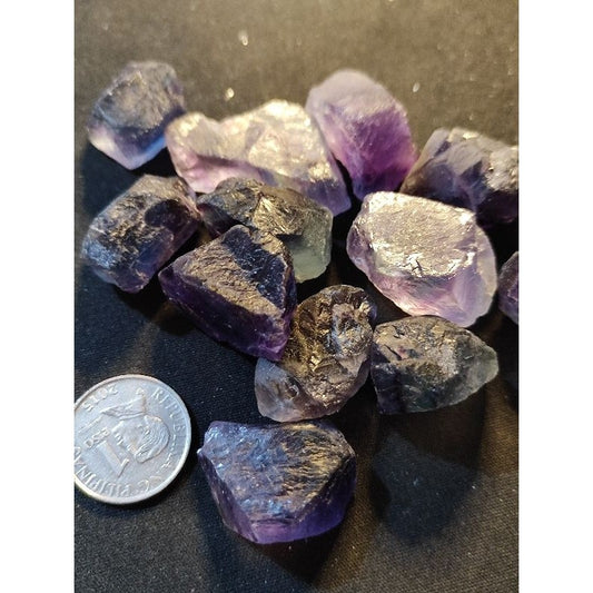 CHEFFY Rainbow Fluorite Gemstone Crystal