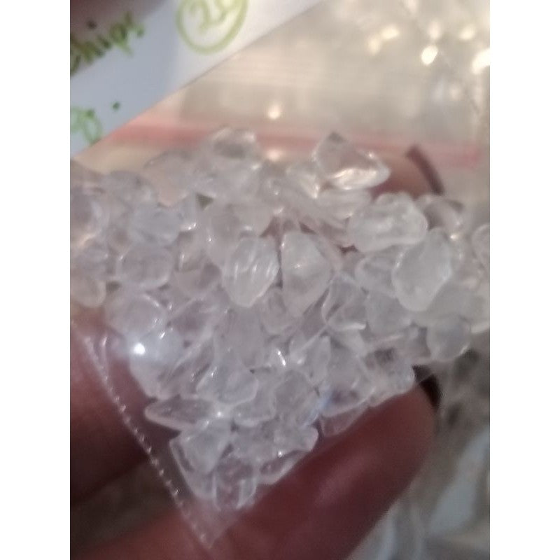 CHEFFY Clear Quartz Chips Gemstone Crystal