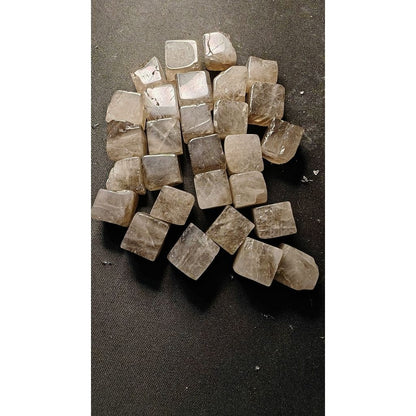 CHEFFY Smoky Quartz Tumbled Cubes Crystals Gemstones