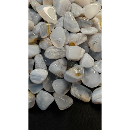 CHEFFY Blue Lace Agate Mini Crystals Gemstones