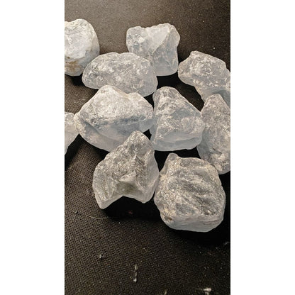 CHEFFY Raw Celestite Crystal Gemstones