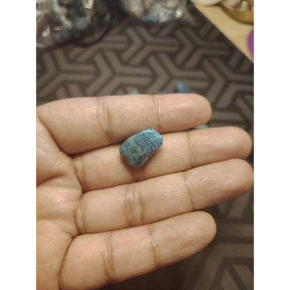 CHEFFY Blue Apatite Tumbled Crystal Gemstone