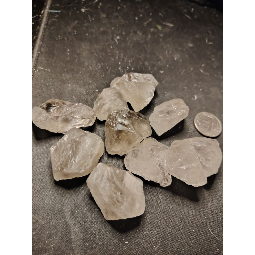 CHEFFY Smokey Quartz Crystal Raw Gemstones