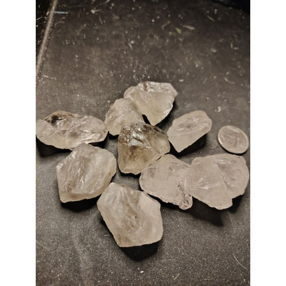 CHEFFY Smokey Quartz Crystal Raw Gemstones