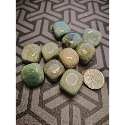 CHEFFY Light Green Jasper Bloodstone Crystal Gemstones