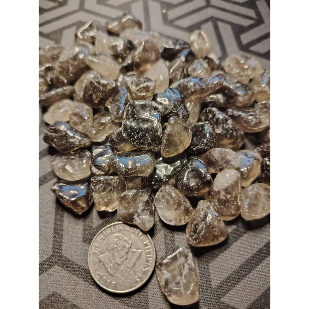 CHEFFY Smoky Quartz Tumbled Crystals Gemstones
