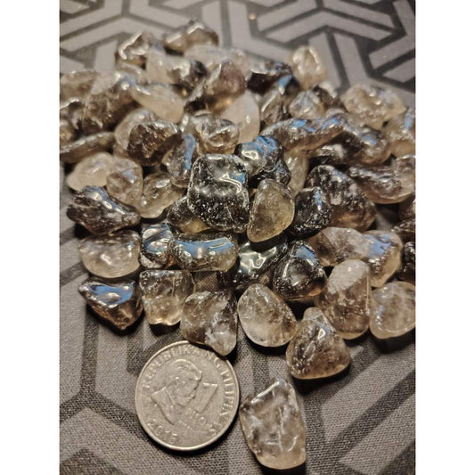 CHEFFY Smoky Quartz Tumbled Crystals Gemstones