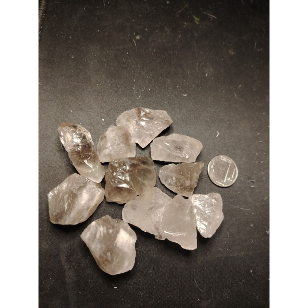 CHEFFY Smokey Quartz Crystal Raw Gemstones