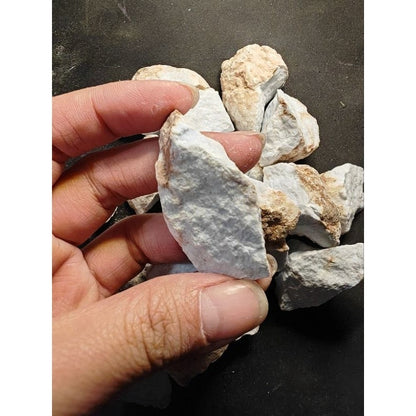 CHEFFY Angelite Raw Crystal Gemstone