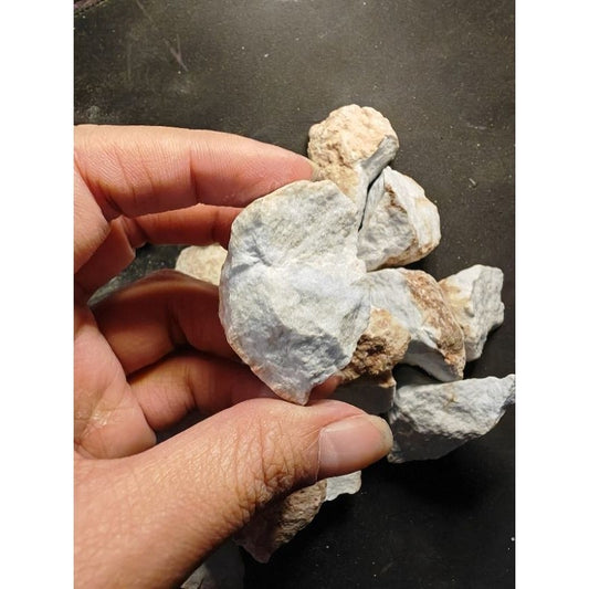 CHEFFY Angelite Raw Crystal Gemstone