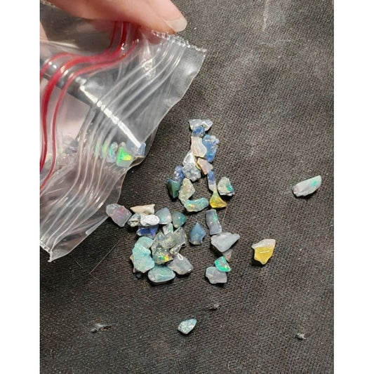 CHEFFY Ethiopian Opal Raw Chips Crystals Gemstones Per Pack