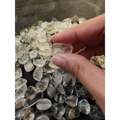 CHEFFY Clear Quartz Crystal Gemstone Tumbled