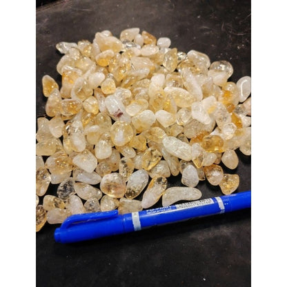 CHEFFY Petite Citrine Mini Tumbled Crystals - Sold Per Piece