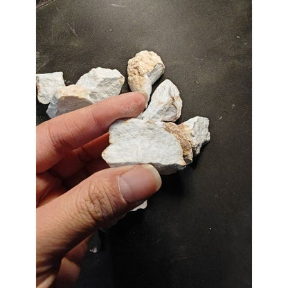 CHEFFY Angelite Raw Crystal Gemstone