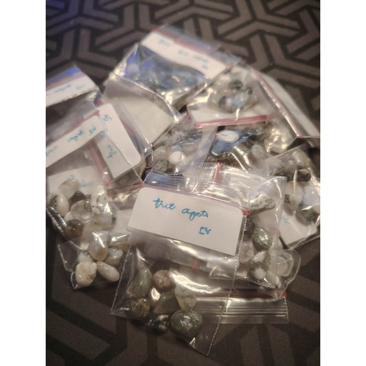 CHEFFY Tree Agate Chips Crystals Gemstones