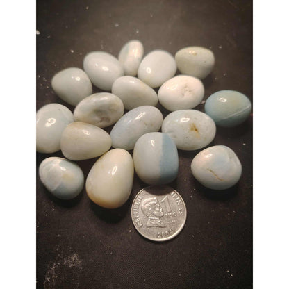 CHEFFY Caribbean Calcite Crystal Tumbled Gemstone