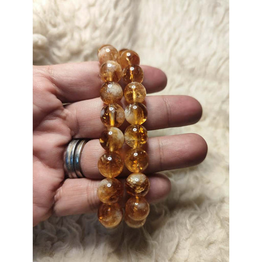 CHEFFY Citrine Bracelet High Quality