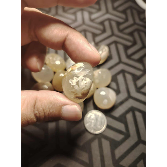 CHEFFY Sakura Agate Tumbled Crystals Gemstones